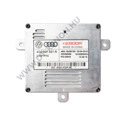 Keboda 4G0907397R/P LED nappali menetfény vezérlő teljesítmény modul