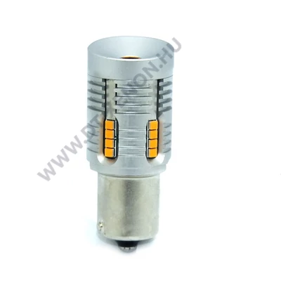 Bajonett (BAU15S - PY21W) LED 24SMD sárga Digital Can-Bus