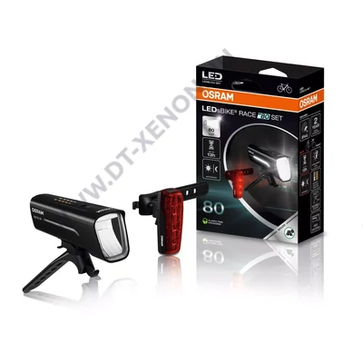 Osram LEDSBIKE Race 80 első+hátsó Kerékpár lámpa készlet LEDBL102