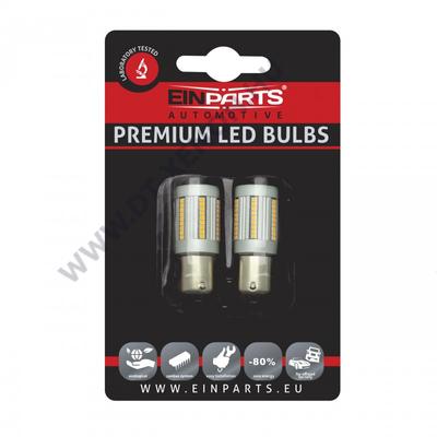 BA15S (P21W) sárga index LED 66x2016 CREE SMD Einparts EPL252