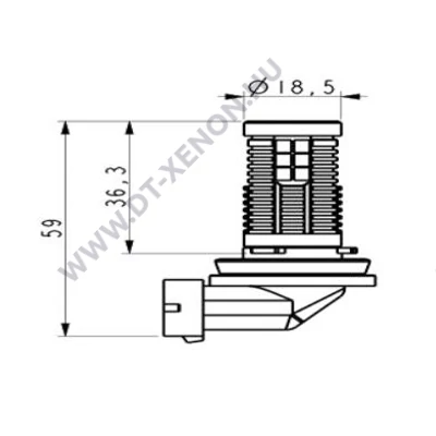 HB4 (9006) 30x3030SMD LED Epistar (fehér) ködlámpa