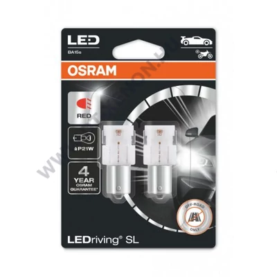 Osram LEDriving SL Standard BA15S P21W LED piros 7506DRP-2BL