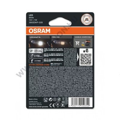 Osram LEDriving SL BA9S T4W LED 6000K fehér 3893DWP-02B