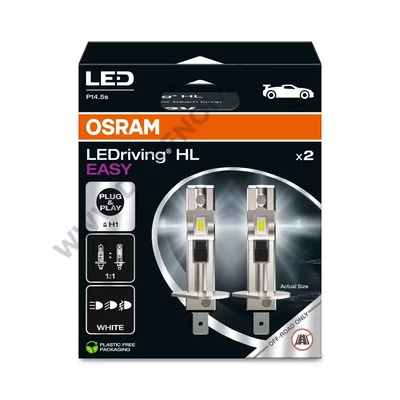 Osram LEDriving HL EASY H1 9W 12V 6500K LED DUO BOX 64150DWESY-2HB