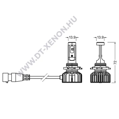 Osram Night Breaker LED Smart H10 7W 6000K DUO BOX 9145DWNBSM-2HB