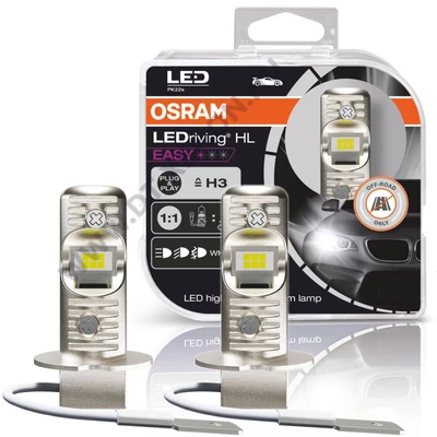 Osram LEDriving HL EASY H3 8W 12V 6500K LED DUO BOX 64151DWESY-2HB