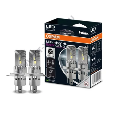 Osram LEDriving HL EASY GEN2 +120% H4 / H19 25W 12V 6500K LED DUO BOX 64193DWESY2-2HB