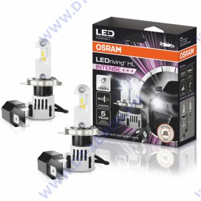 Osram LEDriving HL Intense +350% H4 / H19 25/21W 12V LED készlet 64193DWINT-2HFB 6000K