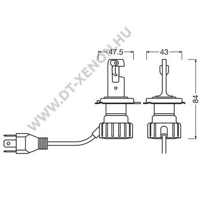 Osram Night Breaker LED Smart H4 20W 6000K +330% 64193DWNBSM-1HB 1db-os kiszerelés
