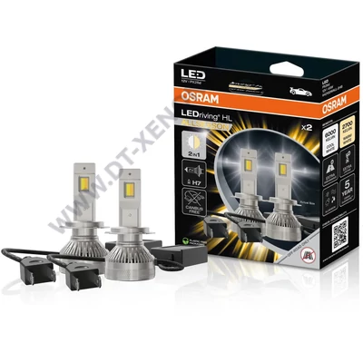 Osram LEDriving HL ALLSEASON H7 45W 12V 2700K - 6000K CANBUS FREE LED készlet 64210DWALL-2HB