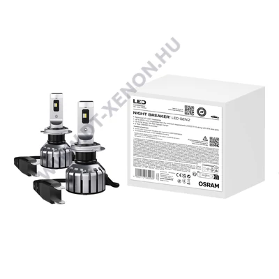 Osram Night Breaker H7 GEN2 PROFI SET 16W LED készlet 64210DWNBG2 6000K +230% StVZO engedély