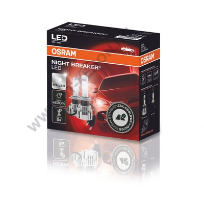 Osram Night Breaker H7 19W LED készlet 64210DWNB 6000K +220% StVZO engedély