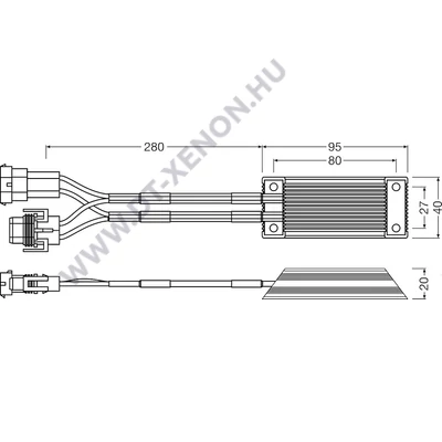 Osram LEDriving SMART CANBUS H8 H9 H11 H16 LED canbus adapter LEDSC05-2HB