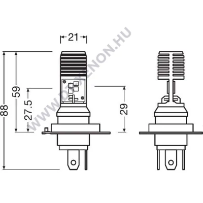 Osram LEDriving HL EASY HS1 5,5W 12V 6000K LED 64185DWESY-1HB