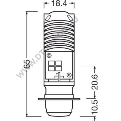 Osram LEDriving HL EASY T19 5,5W 12V 6000K LED 7335DWESY-01B