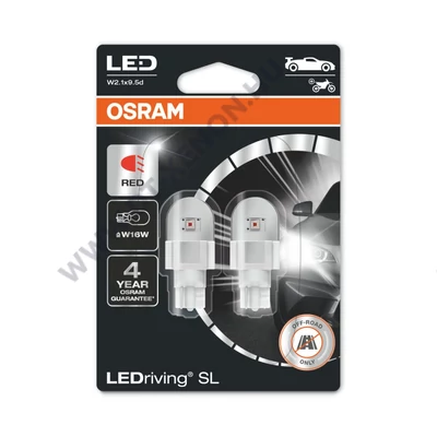Osram LEDriving SL T15 W16W LED piros 921DRP-2BL