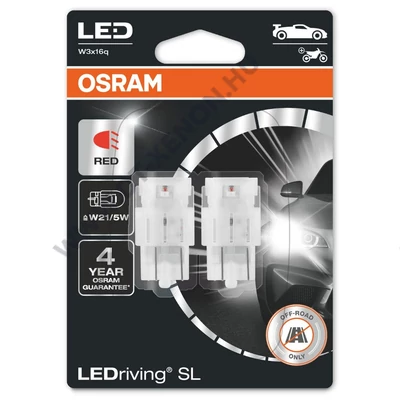 Osram LEDriving SL standard T20 W21/5W LED piros 7515DRP-2BL