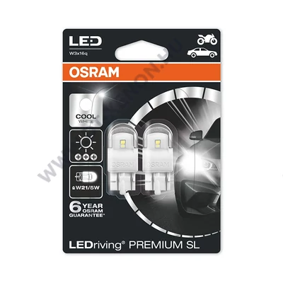 Osram LEDriving Premium W21/5W T20 7443 W3x16q 7915 SMD LED
