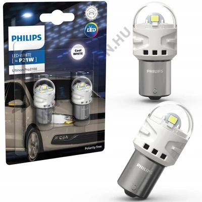 Philips BA15S P21W Ultinon PRO3100 LED 6000K fehér 11498CU31B2