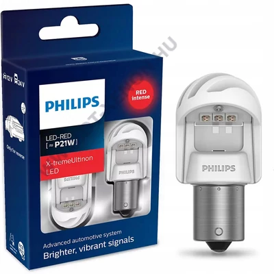 Philips BA15S P21W X-tremeUltinon LED gen2 piros 11498XURX2