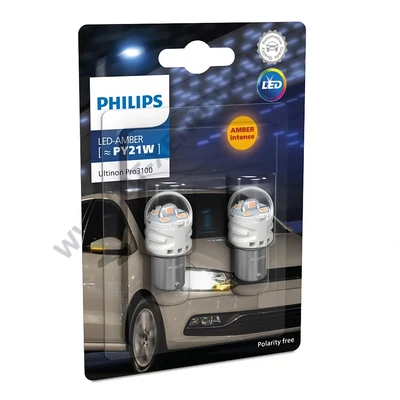 Philips BAU15S PY21W Ultinon PRO3100 LED index sárga 11496AU31B2