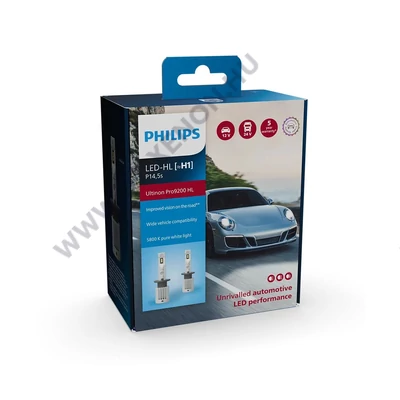 Philips H1 13W +400% Ultinon Pro9200 LED 5800K 12V - 24V gen5 11258U92X2
