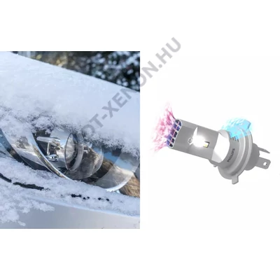 Philips H4 18W Ultinon Pro6000 HL Boost Gen2 MOTO +300% LED 5800K 11342U60B2X1 StVZO engedély