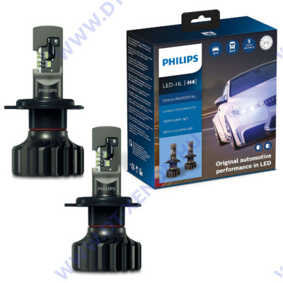 Philips H4 18W Ultinon Pro9000 LED 5800K 11342U90CWX2 12V - 24V