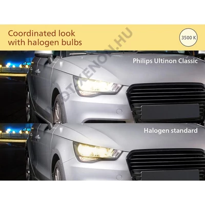 Philips H7 H18 16W +80% Ultinon Classic 2510 LED 3500K 12V 11972U2510C2