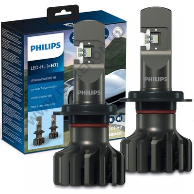 Philips H7 18W +350% Ultinon Pro9100 LED 5800K 12V - 24V gen4 11972U91X2
