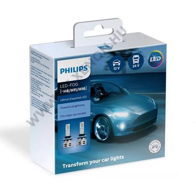 Philips H8 H11 H16 24W Ultinon Essential LED gen2 6500K 12-24V 11366UE2X2