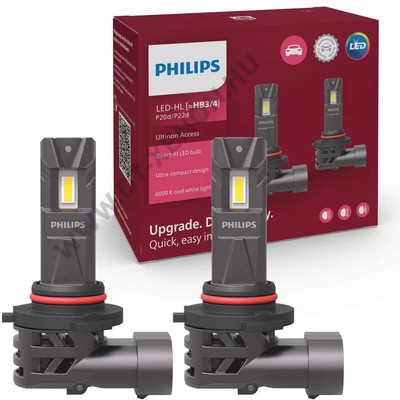 Philips HB3 HB4 20W +80% Ultinon Access 2500 LED 6000K 12V 11005U2500CX