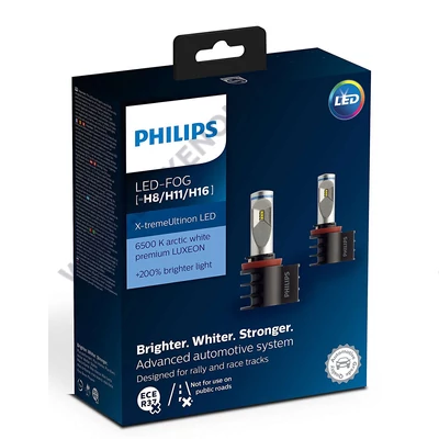 Philips H8 H11 H16 10W X-tremeUltinon LED FOG Light 12794UNIX2