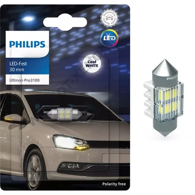Philips C5W 30mm Ultinon PRO3100 szofita LED 6000K jégfehér 11860CU31B1