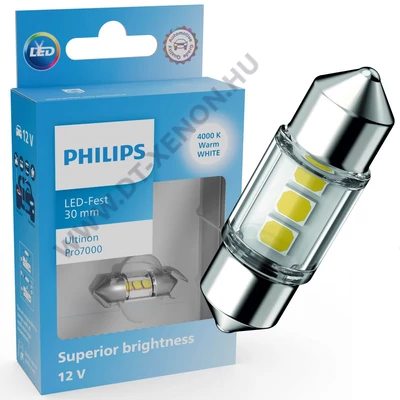 Philips C3W 30mm Ultinon PRO7000 szofita LED 4000K melegfehér 11860WU70X1
