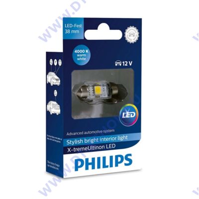 Philips C5W 38mm szofita X-tremeUltinon LED 4000K