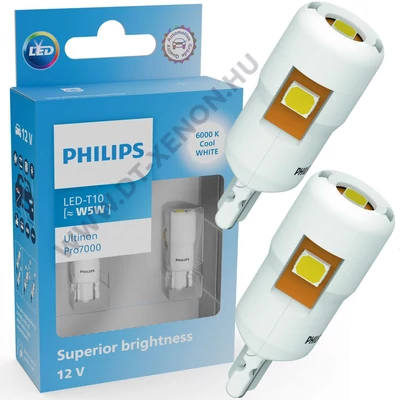 Philips T10 W5W Ultinon PRO7000 LED 6000K 11961CU70X2