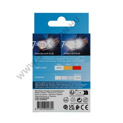 Philips T10 W5W Ultinon PRO7000 LED 4000K 11961WU70X2