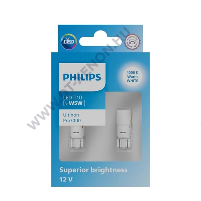 Philips T10 W5W Ultinon PRO7000 LED 4000K 11961WU70X2