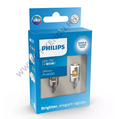 Philips T10 (W5W) Ultinon PRO6000 LED 6000K 11961CU60X2