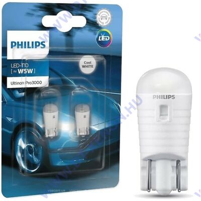 Philips T10 (W5W) Ultinon PRO3000 LED 6000K 11961U30CWB2
