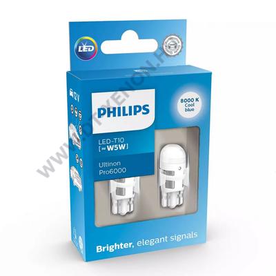 Philips T10 (W5W) Ultinon PRO6000 LED 8000K 11961XU60X2