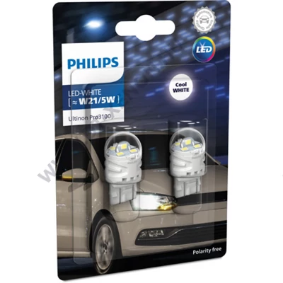 Philips T20 W21/5W Ultinon PRO3100 LED 6000K fehér 11066CU31B2