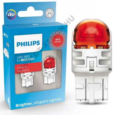 Philips T20 W21/5W Ultinon PRO6000 LED piros 11066RU60X2