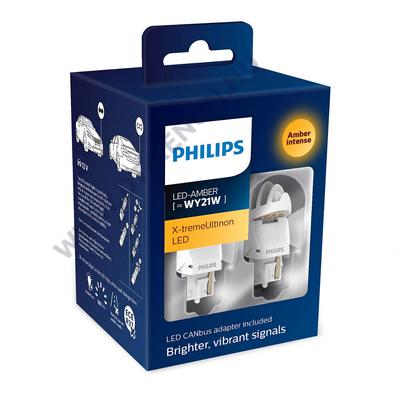 Philips T20 WY21W (7440) X-tremeUltinon LED gen2 sárga + Smart Canbus 11065XUAXM