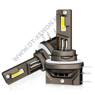 DTX S30 Mini H15 25W / 10W 6000K LED fényszóró - menetfény világítás készlet