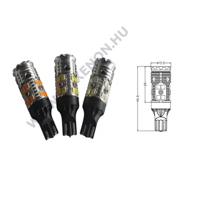 T15 W16W 16x3030SMD LED Epistar Canbus