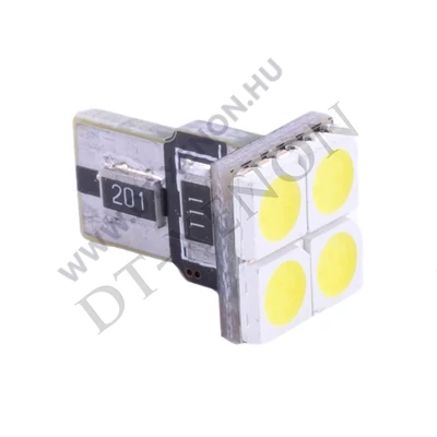 T10 (W5W) LED 4 SMD Can-Bus - előre világító
