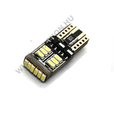 DTX T10 (W5W) 18X3014 SMD LED CanBus 12V 6000K fehér 3oldalas
