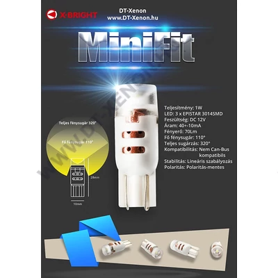 T10 (W5W) MiniFit LED 5000K